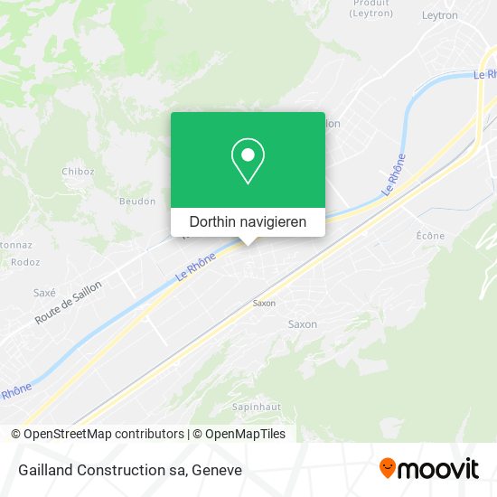 Gailland Construction sa Karte