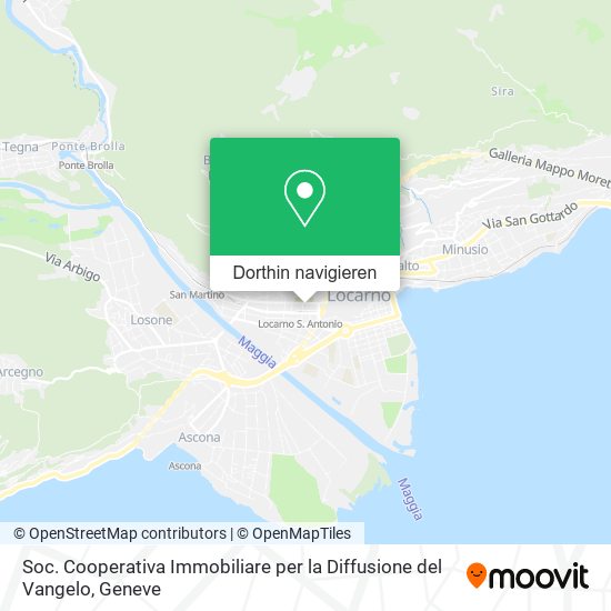 Soc. Cooperativa Immobiliare per la Diffusione del Vangelo Karte