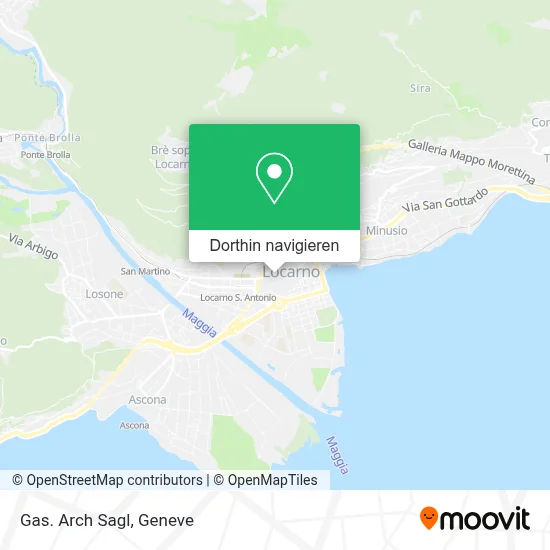 Gas. Arch Sagl Karte