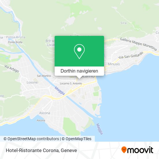 Hotel-Ristorante Corona Karte