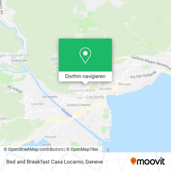 Bed and Breakfast Casa Locarno Karte