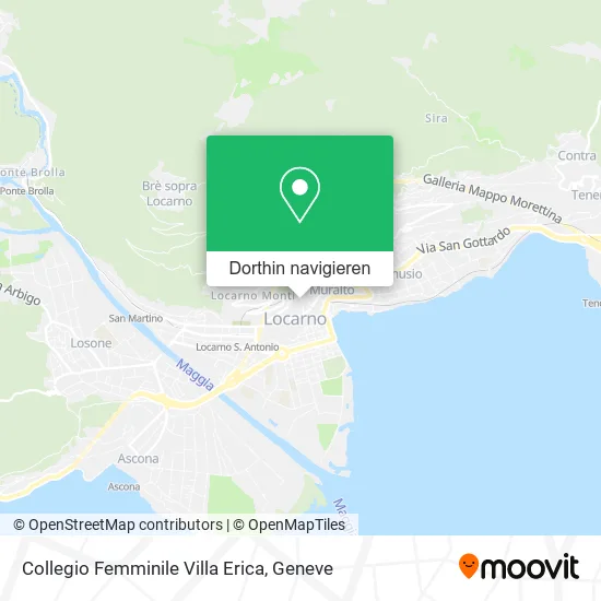Collegio Femminile Villa Erica Karte