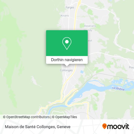 Maison de Santé Collonges Karte