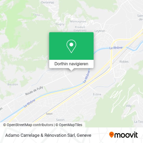 Adamo Carrelage & Rénovation Sàrl Karte