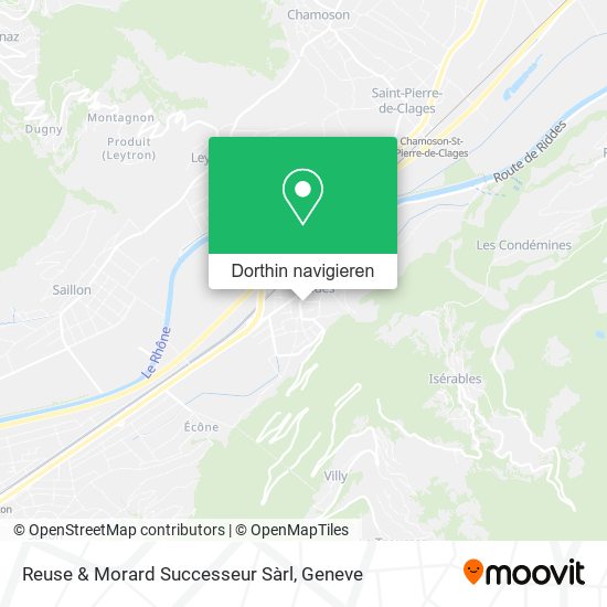 Reuse & Morard Successeur Sàrl Karte
