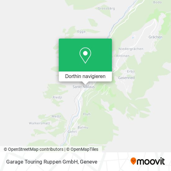 Garage Touring Ruppen GmbH Karte