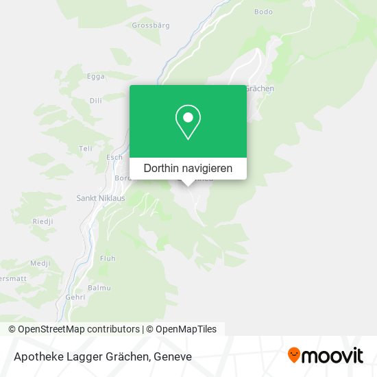 Apotheke Lagger Grächen Karte