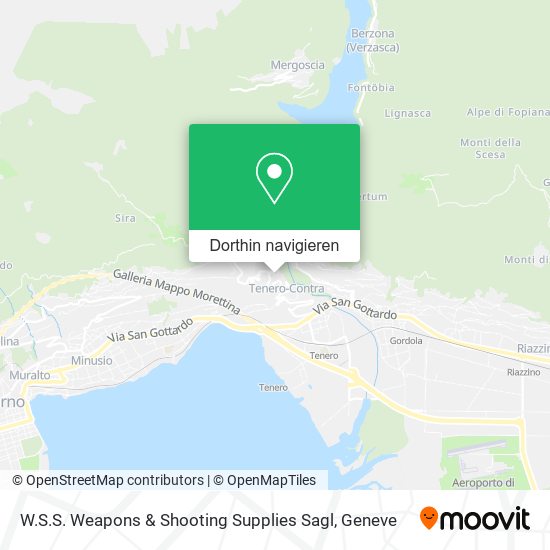 W.S.S. Weapons & Shooting Supplies Sagl Karte