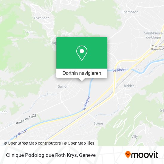 Clinique Podologique Roth Krys Karte