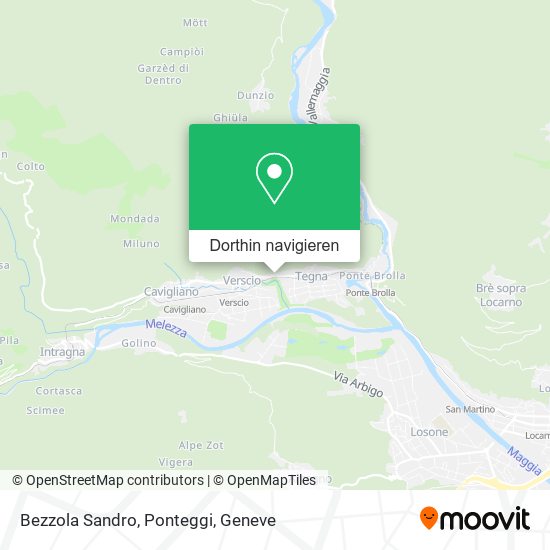 Bezzola Sandro, Ponteggi Karte