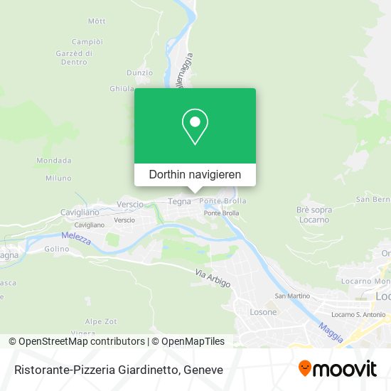 Ristorante-Pizzeria Giardinetto Karte