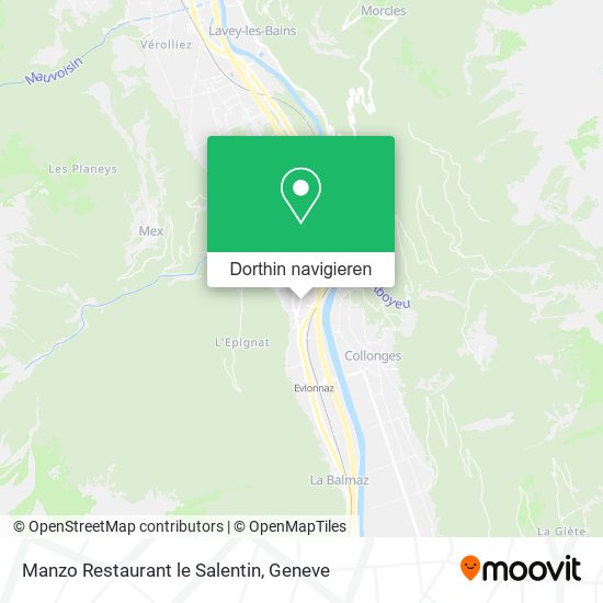 Manzo Restaurant le Salentin Karte