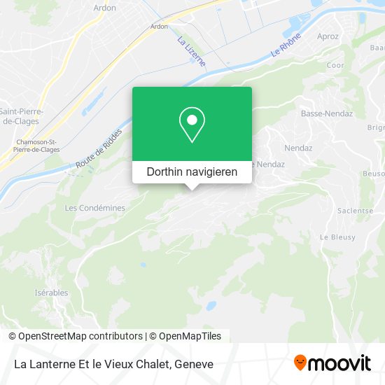 La Lanterne Et le Vieux Chalet Karte