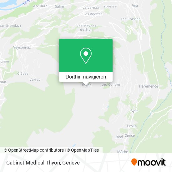 Cabinet Médical Thyon Karte