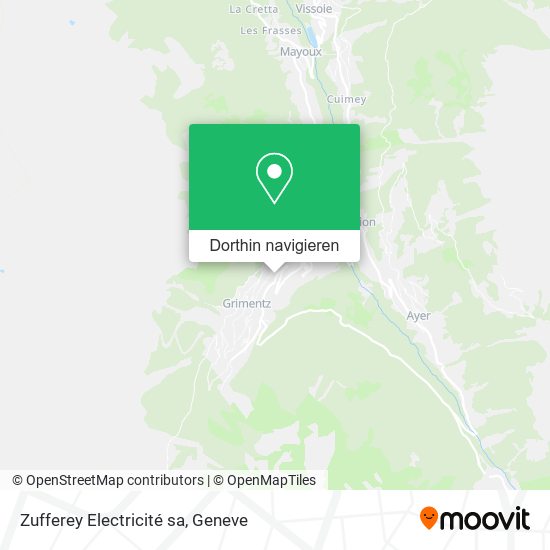 Zufferey Electricité sa Karte