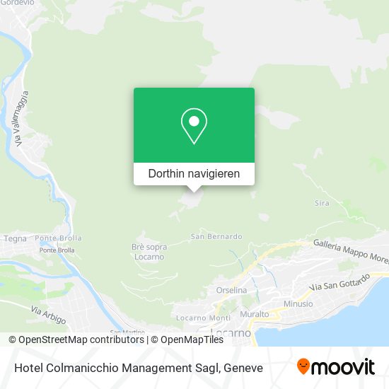 Hotel Colmanicchio Management Sagl Karte