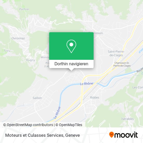 Moteurs et Culasses Services Karte