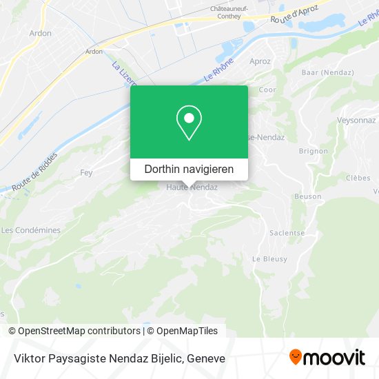 Viktor Paysagiste Nendaz Bijelic Karte
