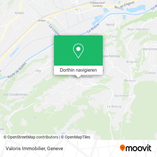 Valoris Immobilier Karte