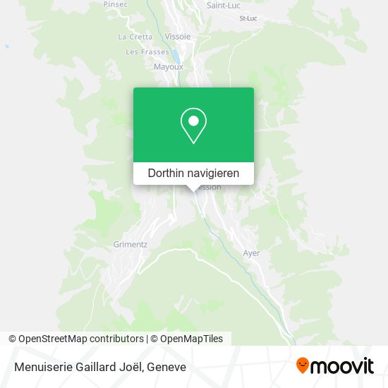 Menuiserie Gaillard Joël Karte
