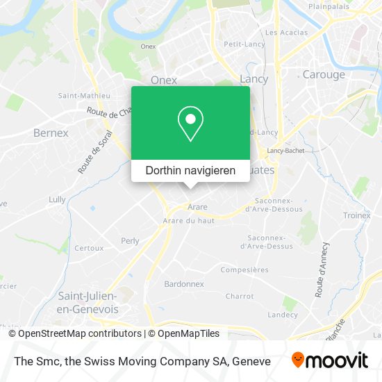 The Smc, the Swiss Moving Company SA Karte