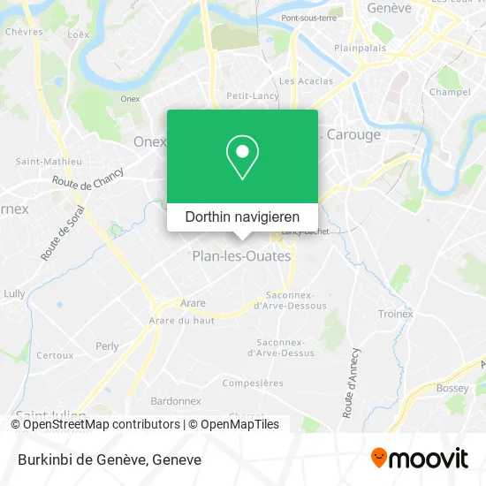 Burkinbi de Genève Karte