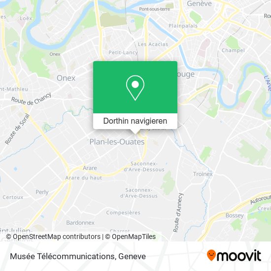 Musée Télécommunications Karte