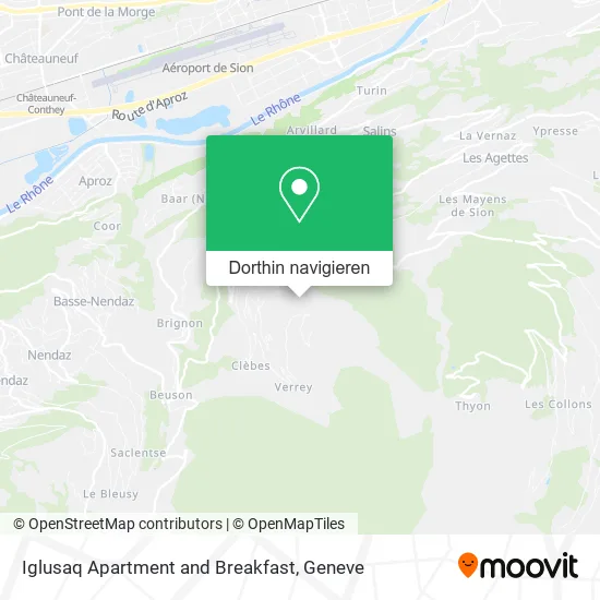Iglusaq Apartment and Breakfast Karte