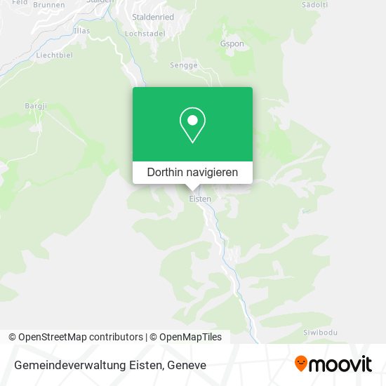 Gemeindeverwaltung Eisten Karte