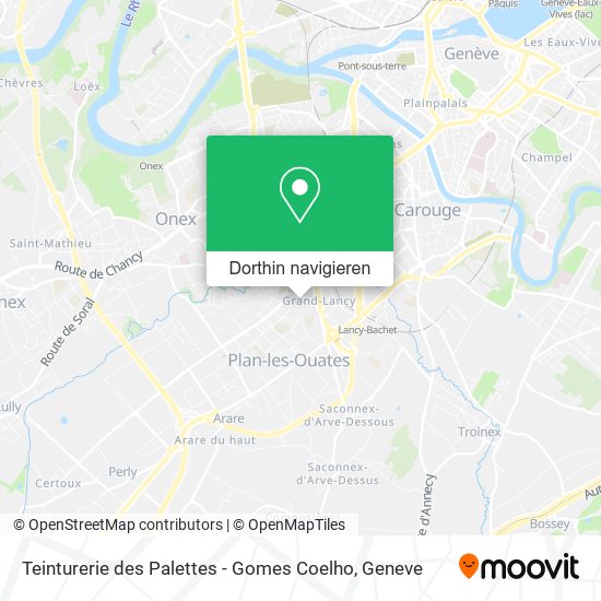 Teinturerie des Palettes - Gomes Coelho Karte