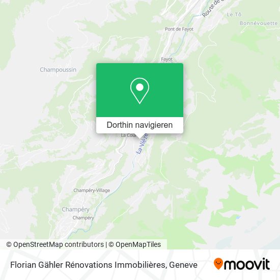 Florian Gähler Rénovations Immobilières Karte