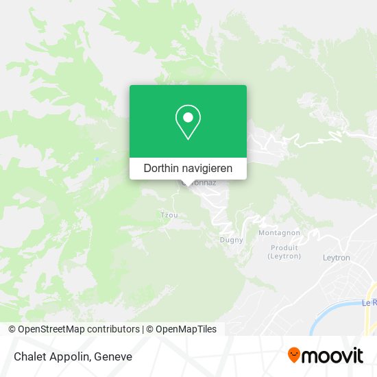 Chalet Appolin Karte