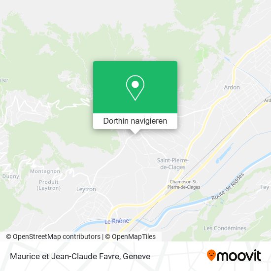Maurice et Jean-Claude Favre Karte