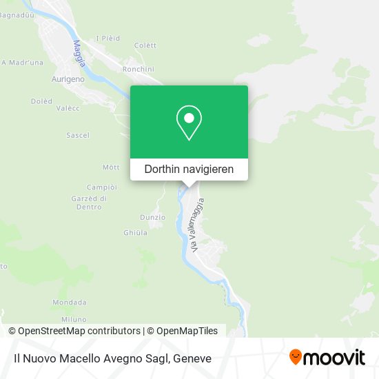 Il Nuovo Macello Avegno Sagl Karte