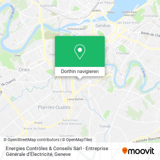 Energies Contrôles & Conseils Sàrl - Entreprise Générale d'Électricité Karte