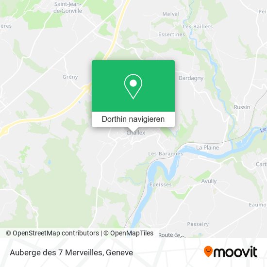 Auberge des 7 Merveilles Karte
