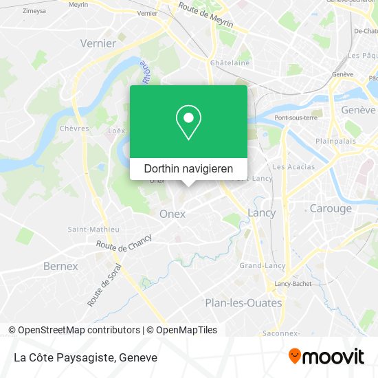 La Côte Paysagiste Karte
