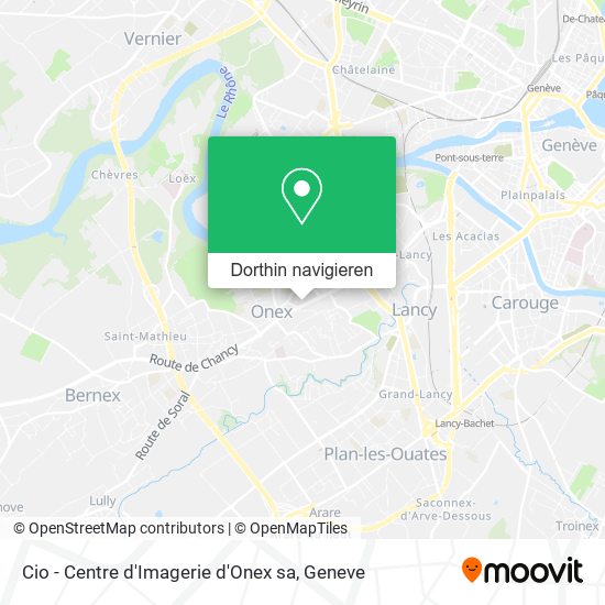 Cio - Centre d'Imagerie d'Onex sa Karte