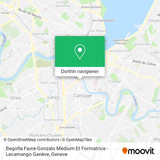 Begoña Favre-Gonzalo Médium Et Formatrice - Lecamango Genève Karte
