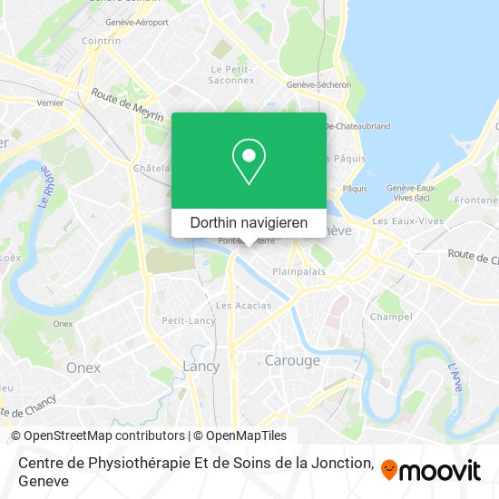 Centre de Physiothérapie Et de Soins de la Jonction Karte