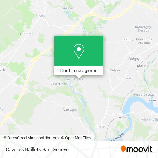 Cave les Baillets Sàrl Karte