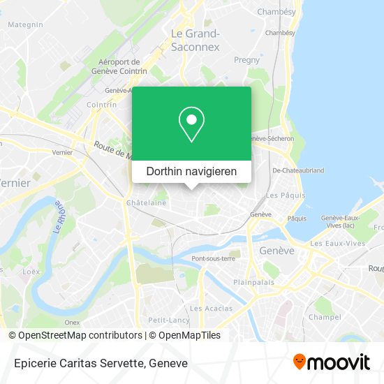 Epicerie Caritas Servette Karte