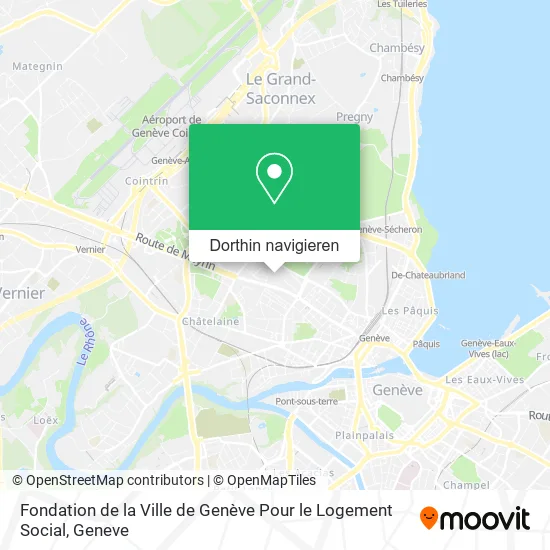 Fondation de la Ville de Genève Pour le Logement Social Karte