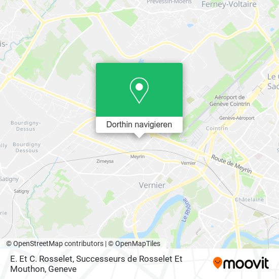 E. Et C. Rosselet, Successeurs de Rosselet Et Mouthon Karte