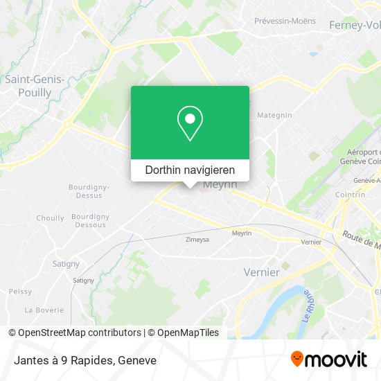 Jantes à 9 Rapides Karte