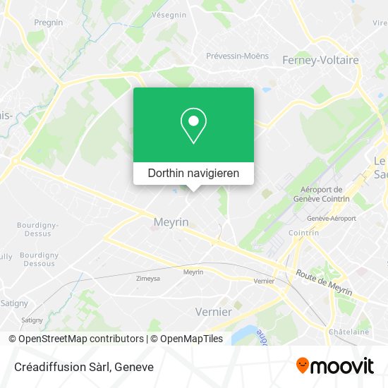 Créadiffusion Sàrl Karte