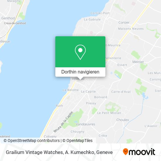 Grailium Vintage Watches, A. Kumechko Karte