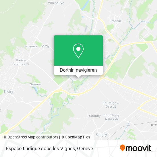 Espace Ludique sous les Vignes Karte