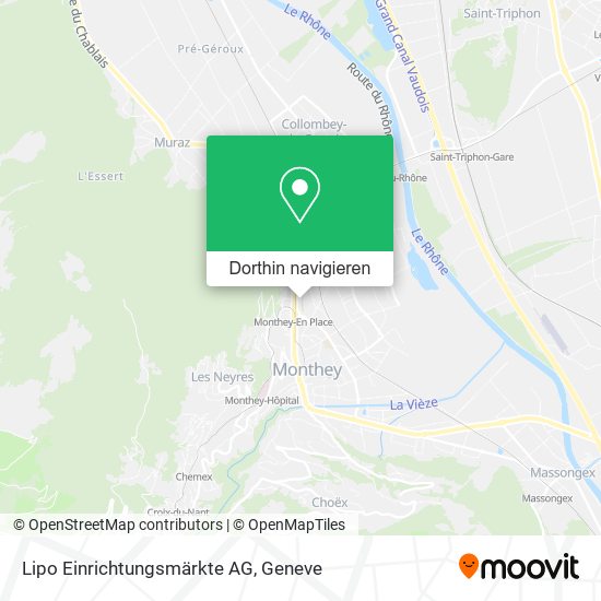 Lipo Einrichtungsmärkte AG Karte