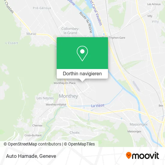 Auto Hamade Karte